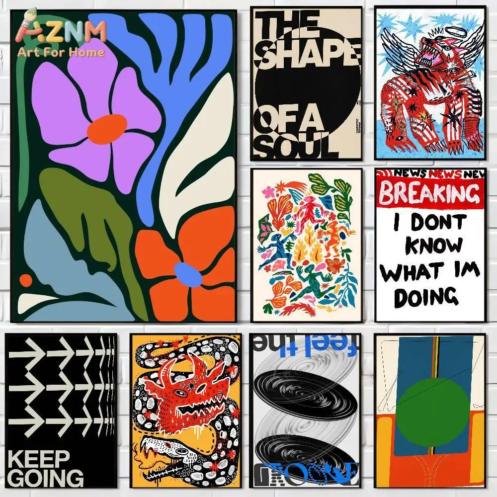 Современное абстрактное цветочное настенное искусство на холсте AZNM, постер с ретро-типографикой и принтом дракона и тигра, яркий постер «Продолжай движение» в форме души.
Современное абстрактное цветочное настенное искусство на холсте AZNM, постер с ретро-типографикой и принтом дракона и тигра, яркий постер «Продолжай движение» в форме души.