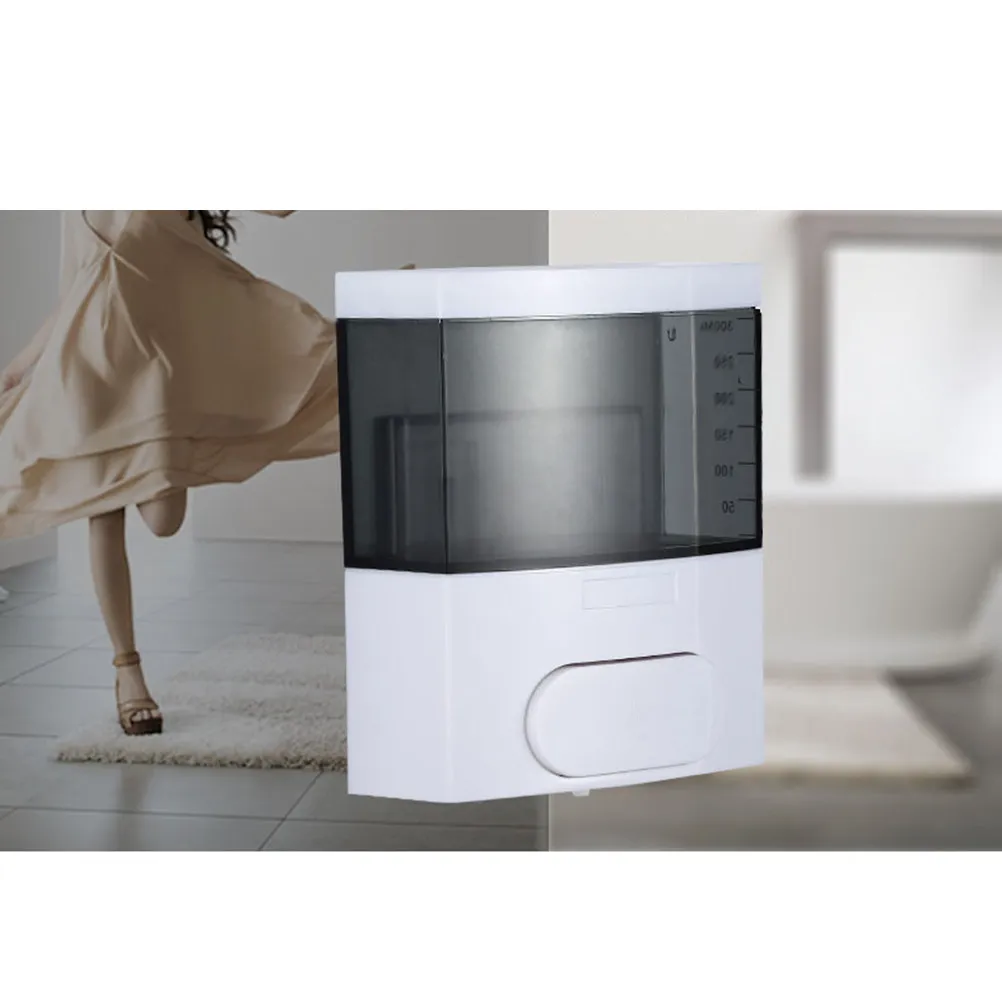 1Pcs Wall-Mounted Soap Dispenser Black 300Ml Refillable Plastic Shampoo Shower Gel Lotion Container for Bathroom Home Hotel
1Pcs Wall-Mounted Soap Dispenser Black 300Ml Refillable Plastic Shampoo Shower Gel Lotion Container for Bathroom Home Hotel