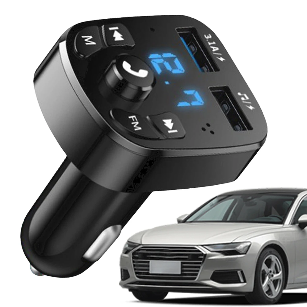 Car FM Transmitter Car FM Adapter Transmitter Receiver Car Charger Bluetooth-compatible Device Radio Adapter for Music System
Car FM Transmitter Car FM Adapter Transmitter Receiver Car Charger Bluetooth-compatible Device Radio Adapter for Music System