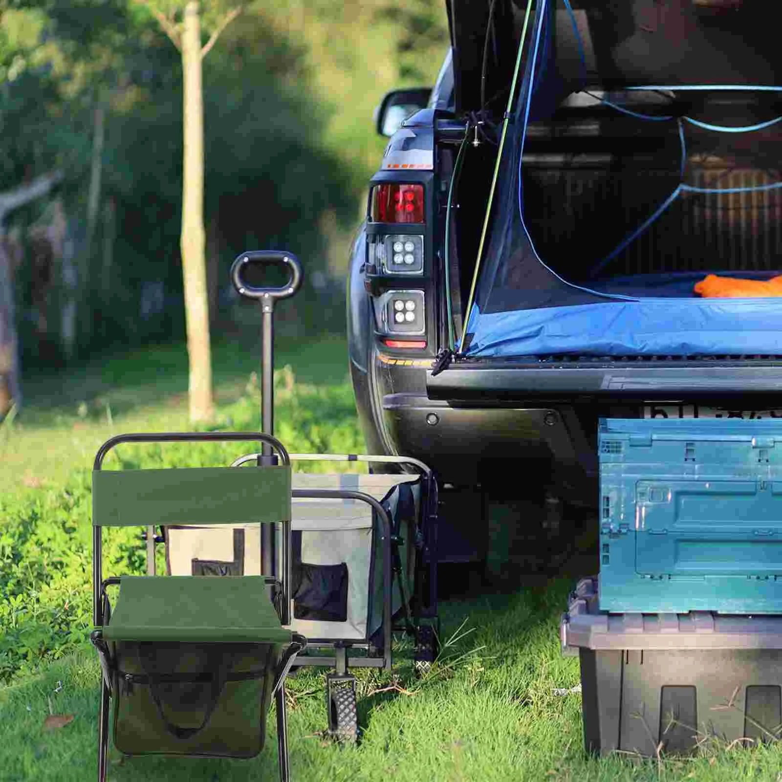Foldable Stool Outdoor Folding Chair Storage Bag Backrest Green Camp Table Beach 4600X2700X2100CM for Leisure
Foldable Stool Outdoor Folding Chair Storage Bag Backrest Green Camp Table Beach 4600X2700X2100CM for Leisure