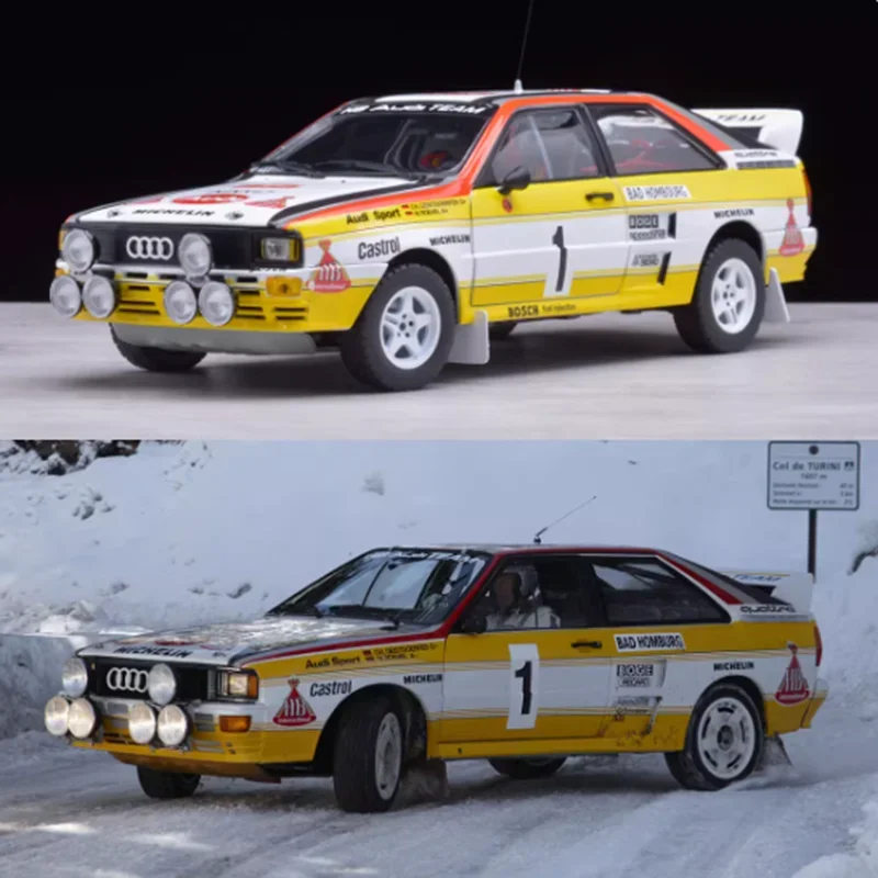 1:18 Quattro A2 WRC Rally Car Diecast Metal Alloy Model Toy Vehicle Group B Classic Racing Car for Adult Collection Gift
1:18 Quattro A2 WRC Rally Car Diecast Metal Alloy Model Toy Vehicle Group B Classic Racing Car for Adult Collection Gift