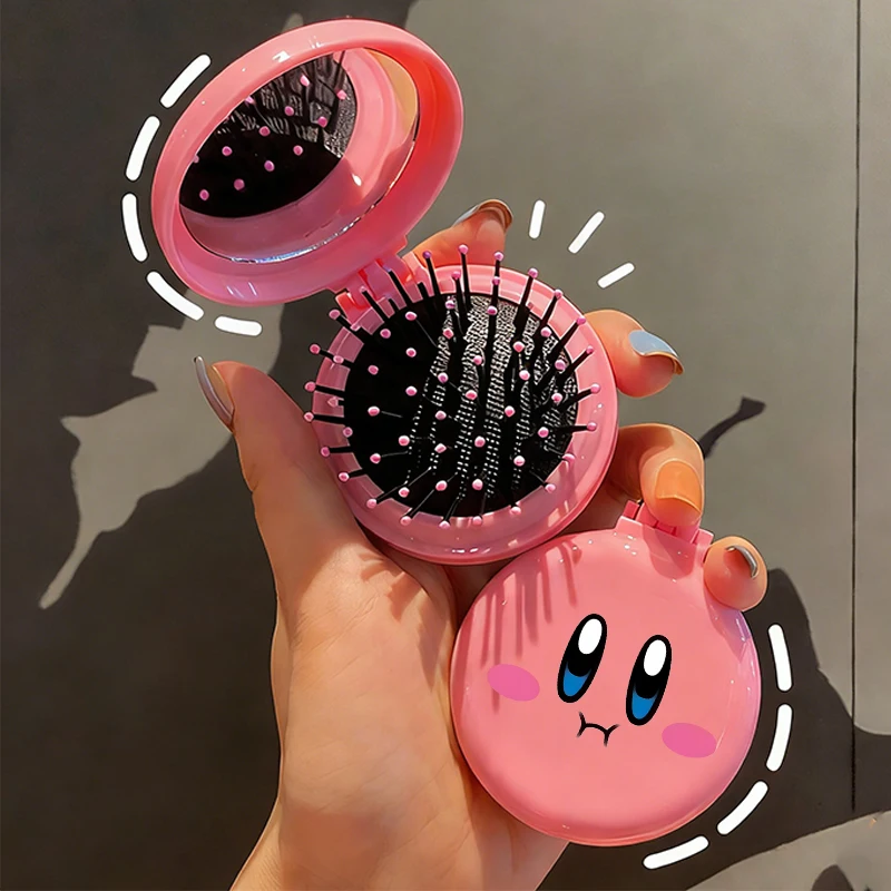Kirbys Girl Mini Portable Mirror Folding Comb Women Travel Portable Round Pocket Small Massage Hair Brush with Mirror Kids Gift
Kirbys Girl Mini Portable Mirror Folding Comb Women Travel Portable Round Pocket Small Massage Hair Brush with Mirror Kids Gift