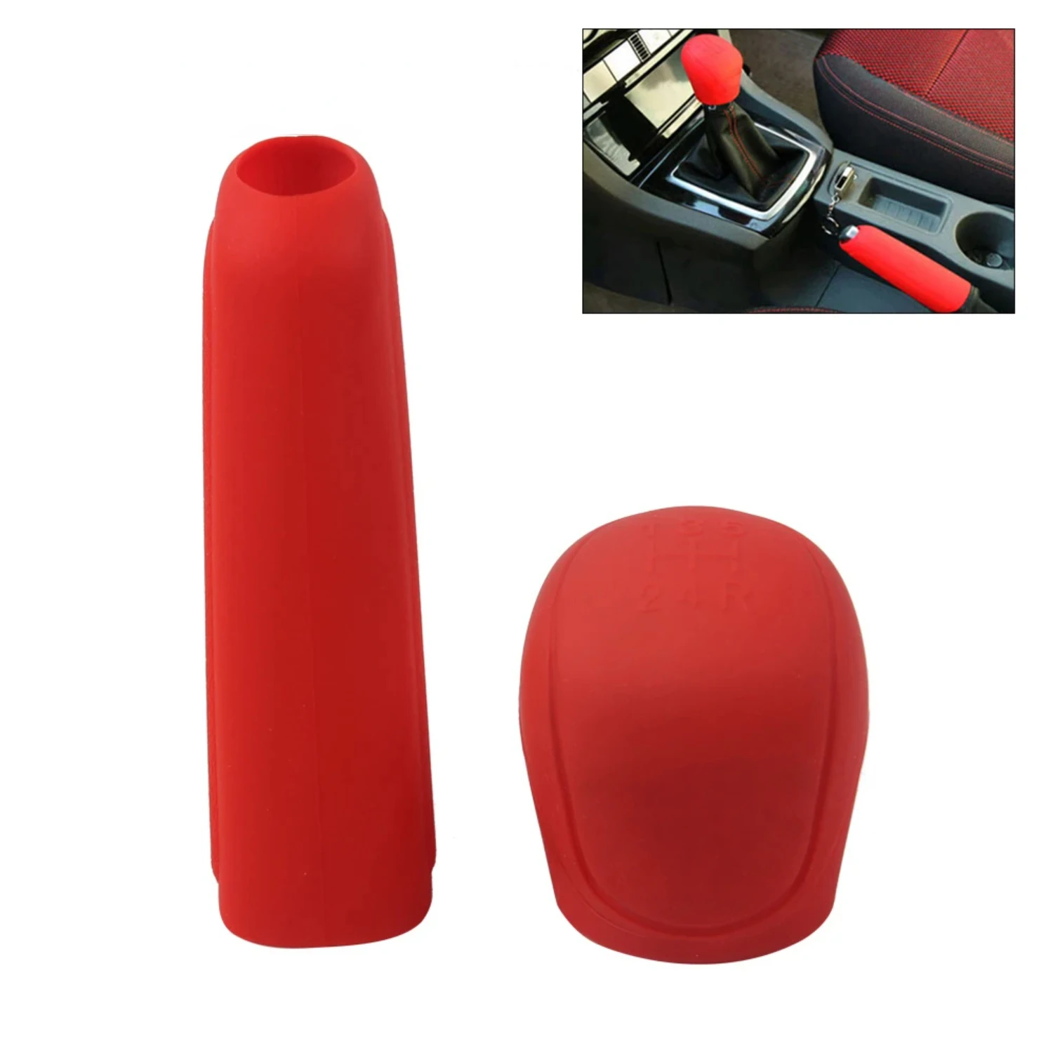 Gear Shift knob Cover Car Hand Brake Covers Handbrake Grips Gear Shift Collars Durable Silicone Interior Accessories
Gear Shift knob Cover Car Hand Brake Covers Handbrake Grips Gear Shift Collars Durable Silicone Interior Accessories