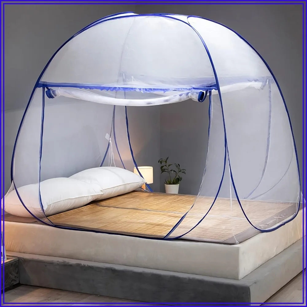 Pop Up Mosquito Tent, 12" Folded, Double Entry, Fits King Queen Bed
Pop Up Mosquito Tent, 12" Folded, Double Entry, Fits King Queen Bed