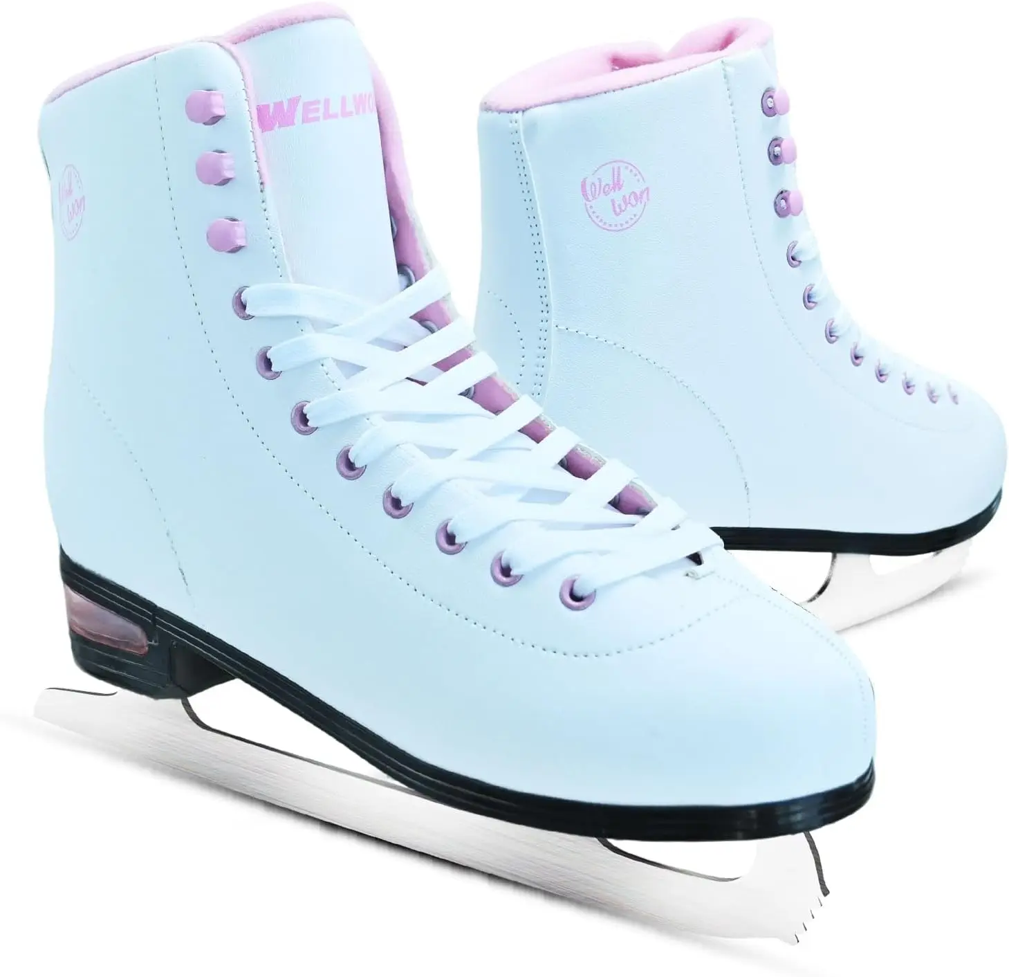 Women's Figure Ice Skates with Air Cushion, White Classic Design for Indoor & Outdoor Use, Sizes 5-10.5
Women's Figure Ice Skates with Air Cushion, White Classic Design for Indoor & Outdoor Use, Sizes 5-10.5