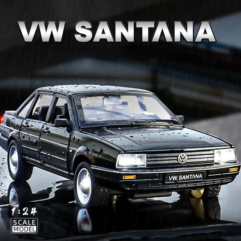 1:24 Volkswagen SANTANA, литая под давлением классическая модель автомобиля, звук и свет, подарок для коллекции бойфренда, хобби, подарок для детей
1:24 Volkswagen SANTANA, литая под давлением классическая модель автомобиля, звук и свет, подарок для коллекции бойфренда, хобби, подарок для детей