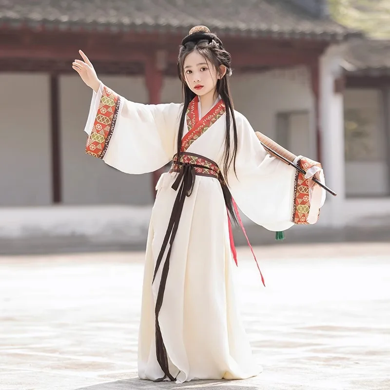 Halloween Girls Hanfu Kids Fairy Costume Hanfu Clothing Children Classic Chinese Traditional Ancient Perform Costume Cosplay
Halloween Girls Hanfu Kids Fairy Costume Hanfu Clothing Children Classic Chinese Traditional Ancient Perform Costume Cosplay
