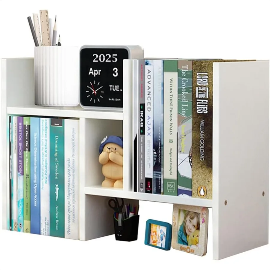 Desktop Shelf Organizer Adjustable Wood Display Desk Shelf Office Storage Rack Tabletop Bookshelf Multipurpose Shelves for Home
Desktop Shelf Organizer Adjustable Wood Display Desk Shelf Office Storage Rack Tabletop Bookshelf Multipurpose Shelves for Home