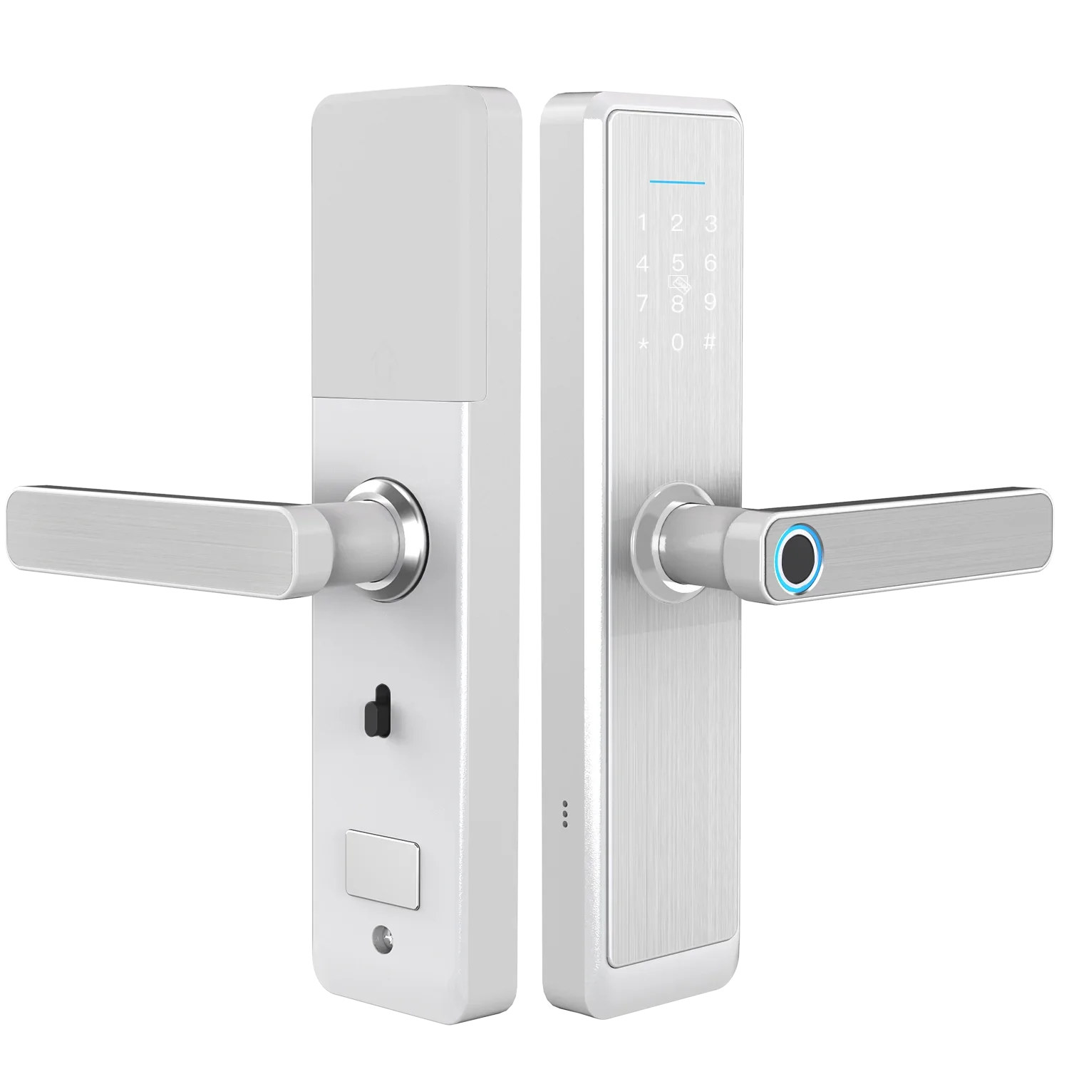 Fingerprint lock, indoor wooden door password lock, office remote control electronic smart door lock
Fingerprint lock, indoor wooden door password lock, office remote control electronic smart door lock