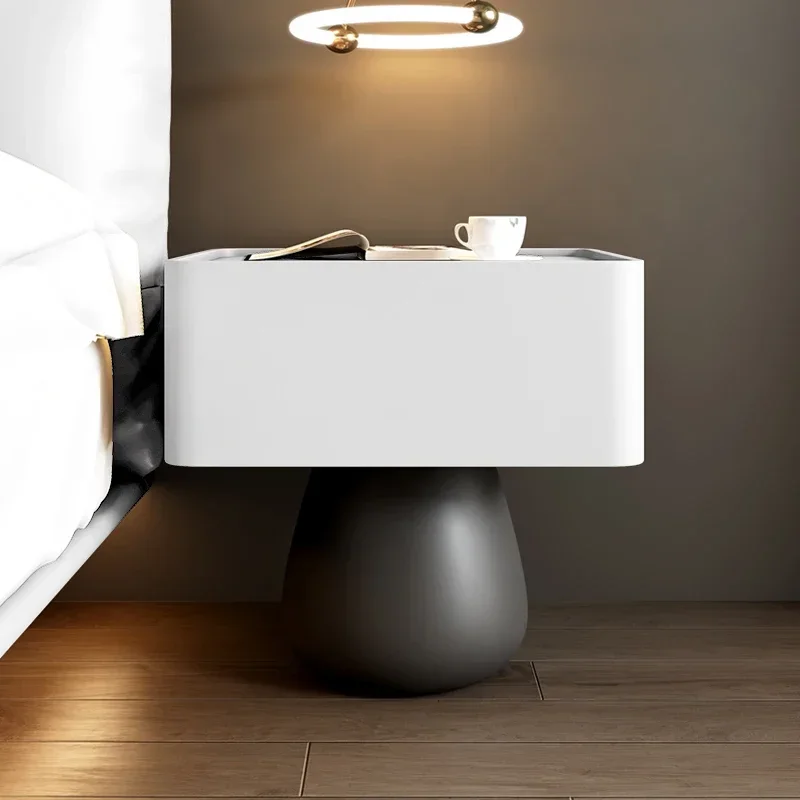 Simple Ornaments Bedside Cupboard Nordic Aesthetic Unique Storage Nightstands Drawers Luxury Table De Chevet Home Furniture
Simple Ornaments Bedside Cupboard Nordic Aesthetic Unique Storage Nightstands Drawers Luxury Table De Chevet Home Furniture