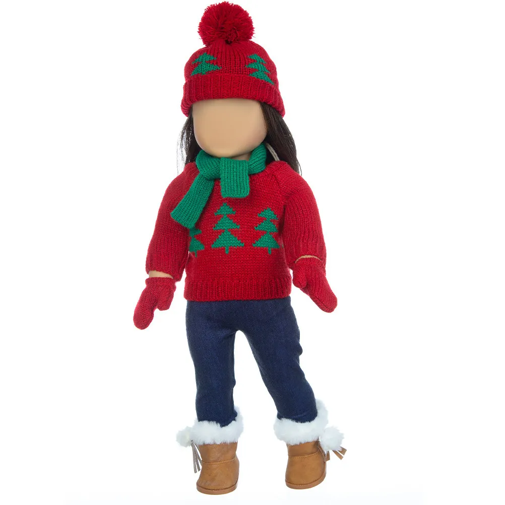 1Set Xmas Outfit Set Lovely Sweater Scarf Hat Decorations Reusable Dress Up Clothing Photo Prop Christmas Clothes
1Set Xmas Outfit Set Lovely Sweater Scarf Hat Decorations Reusable Dress Up Clothing Photo Prop Christmas Clothes