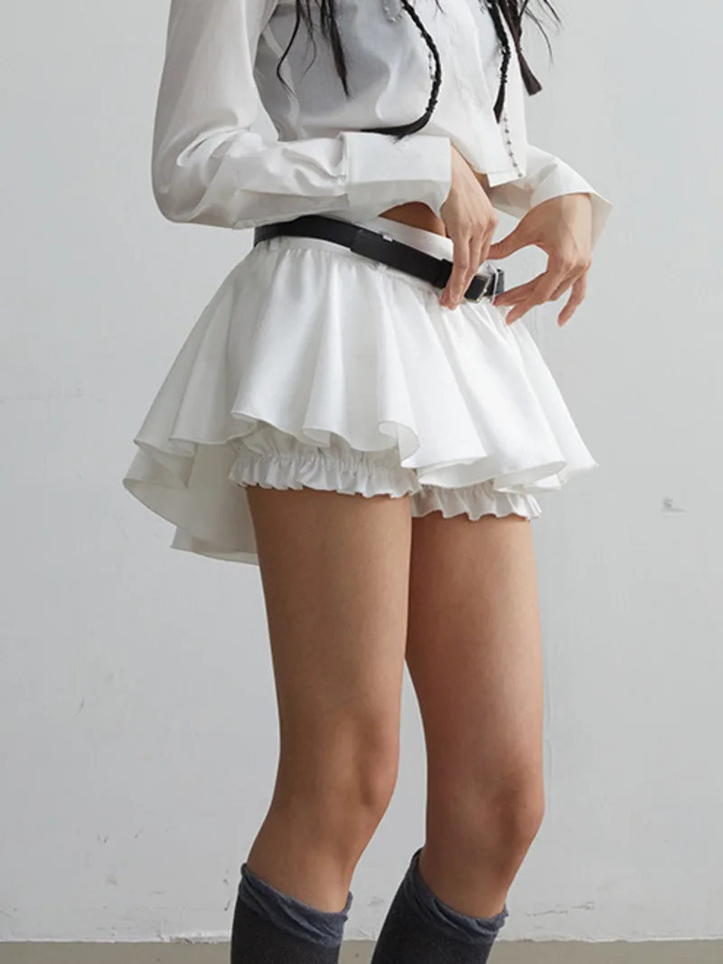 High Quality Elastic Waist White High Ruffles Spliced Mini Elegant Half-body Skirt Women Fashion New Spring Autumn 2026 O6TJ
High Quality Elastic Waist White High Ruffles Spliced Mini Elegant Half-body Skirt Women Fashion New Spring Autumn 2026 O6TJ