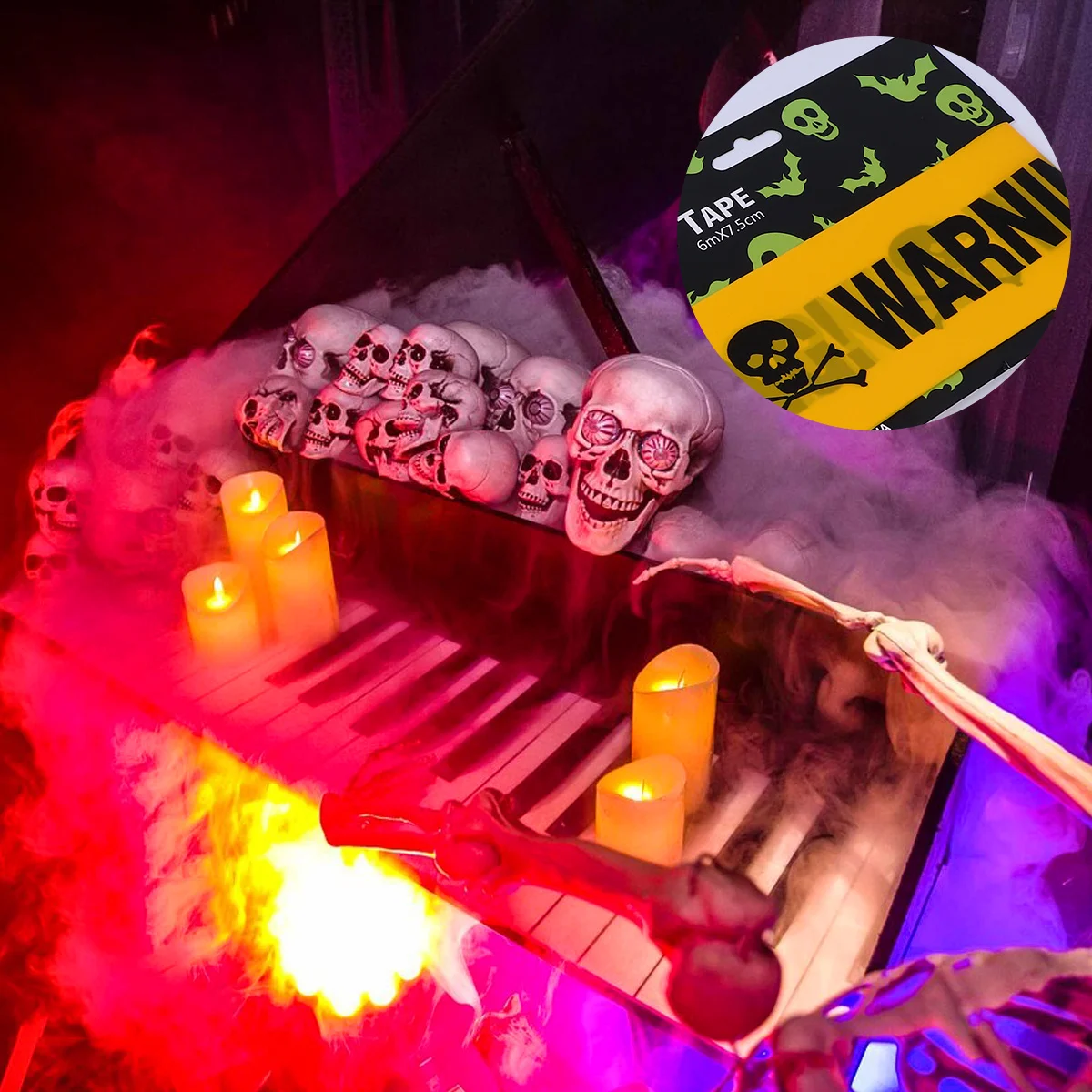 2Pcs Halloween Warning Tape Bright Yellow Orange Weatherproof Cordon Tape for Party Safety Areas Halloween Warning Line
2Pcs Halloween Warning Tape Bright Yellow Orange Weatherproof Cordon Tape for Party Safety Areas Halloween Warning Line