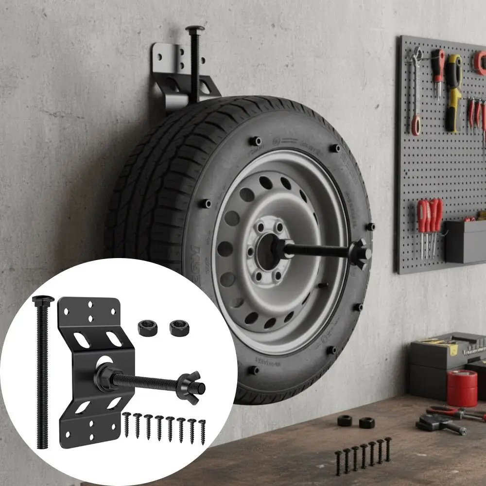 Heavy Duty Enclosed Trailer Tire Bracket Easy Installation Upgraded Design Spare Tire Holder Secure Storage
Heavy Duty Enclosed Trailer Tire Bracket Easy Installation Upgraded Design Spare Tire Holder Secure Storage