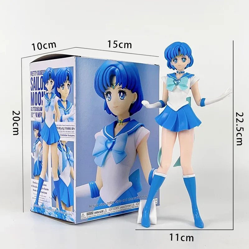 22cm New Sailor Moon Figure Sailor Mars Sailor Mercury Figures Hand Made Toys Kawaii Model Doll Ornaments
22cm New Sailor Moon Figure Sailor Mars Sailor Mercury Figures Hand Made Toys Kawaii Model Doll Ornaments