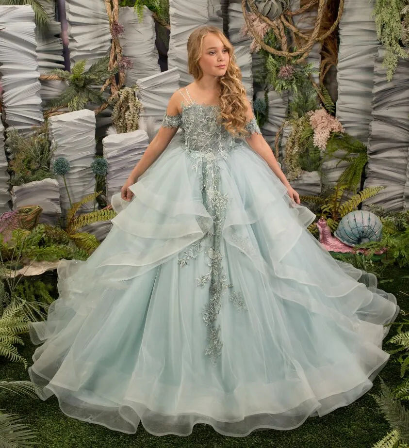 Off The Shoulder Luxury Flower Girl Dresses Tiered Organza Beaded Lace Princess Dress Wedding Party Gown First Communion Dress
Off The Shoulder Luxury Flower Girl Dresses Tiered Organza Beaded Lace Princess Dress Wedding Party Gown First Communion Dress