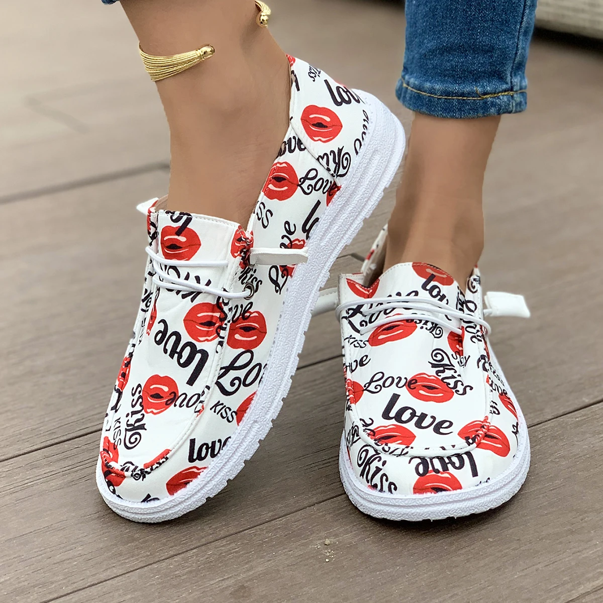 2024 Summer Fashion Women Vulcanize Shoes Ladies Casual Flats Convenient Slip on Loafers Comfortable Outdoor Sports Sneakers
2024 Summer Fashion Women Vulcanize Shoes Ladies Casual Flats Convenient Slip on Loafers Comfortable Outdoor Sports Sneakers