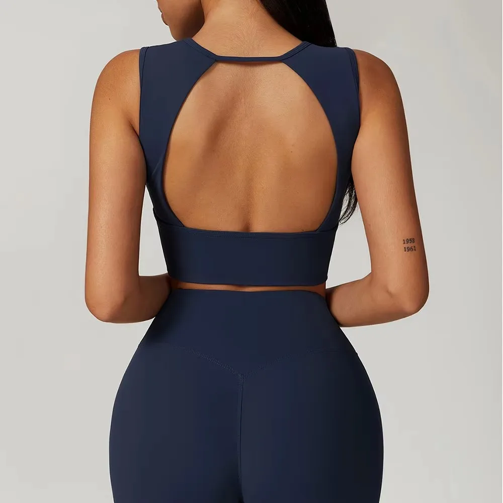 Running Fitness Breathable Shockproof Yoga Bra Sexy Sports Bras Women Fitness Vest High Strength Sports Top Backless Yoga Bra
Running Fitness Breathable Shockproof Yoga Bra Sexy Sports Bras Women Fitness Vest High Strength Sports Top Backless Yoga Bra