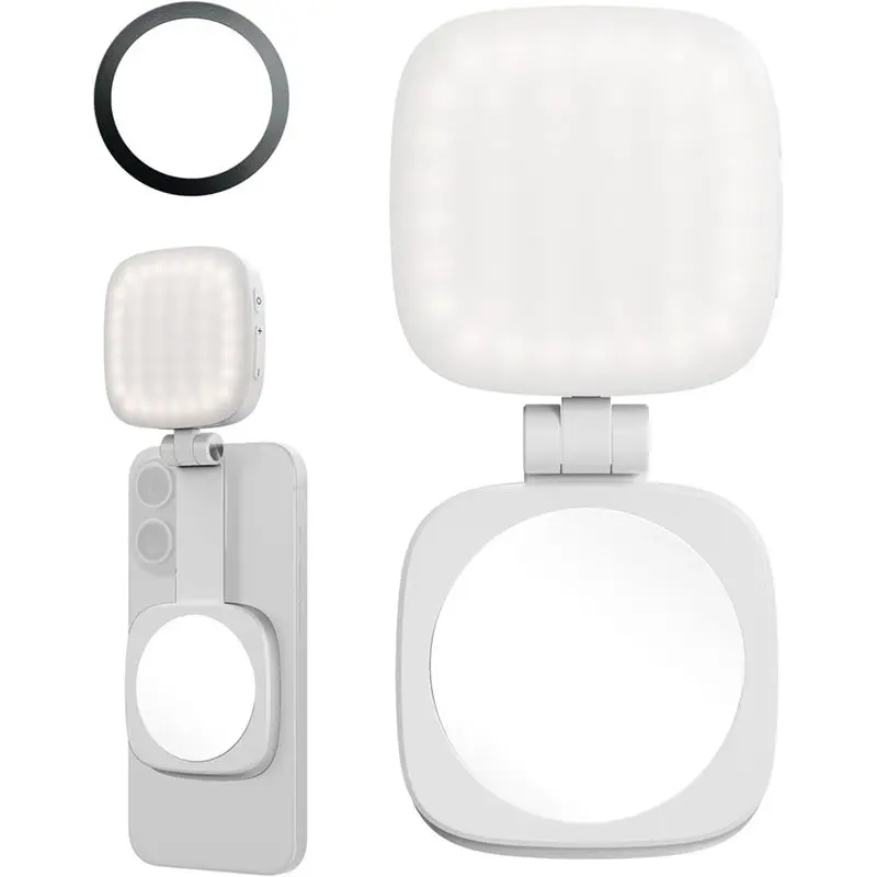 A33T-For Selfies, Video Conference Magnetic Selfie Light For , Phone Light With Mirror, Attachment For Magsafe
A33T-For Selfies, Video Conference Magnetic Selfie Light For , Phone Light With Mirror, Attachment For Magsafe