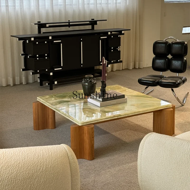 Natural sapphire luxury stone coffee table living room Italian minimalist villa high-end marble coffee table
Natural sapphire luxury stone coffee table living room Italian minimalist villa high-end marble coffee table