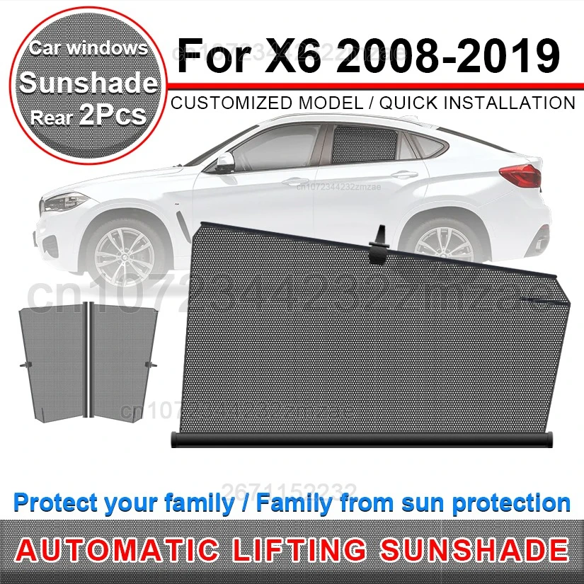 For bmw X6 2008-2019 Car side window sunshade, UV protection car sunshade for baby, car sun protection interior Accessories
For bmw X6 2008-2019 Car side window sunshade, UV protection car sunshade for baby, car sun protection interior Accessories