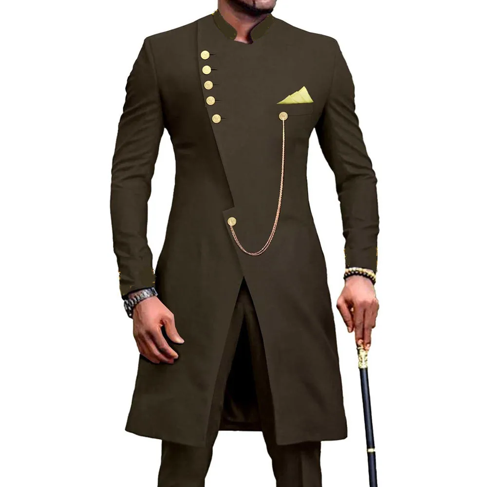 Blazers For Men Suit 2 Piece(Coat+Pants) 2023 Characteristic Stand Lapel Groomsmen Slim Fit Spring Autumn Formal Business
Blazers For Men Suit 2 Piece(Coat+Pants) 2023 Characteristic Stand Lapel Groomsmen Slim Fit Spring Autumn Formal Business
