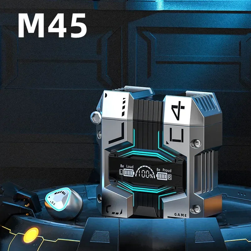 TWS-стереонаушники M45 с поддержкой Bluetooth, сенсорным управлением и шумоподавлением
TWS-стереонаушники M45 с поддержкой Bluetooth, сенсорным управлением и шумоподавлением