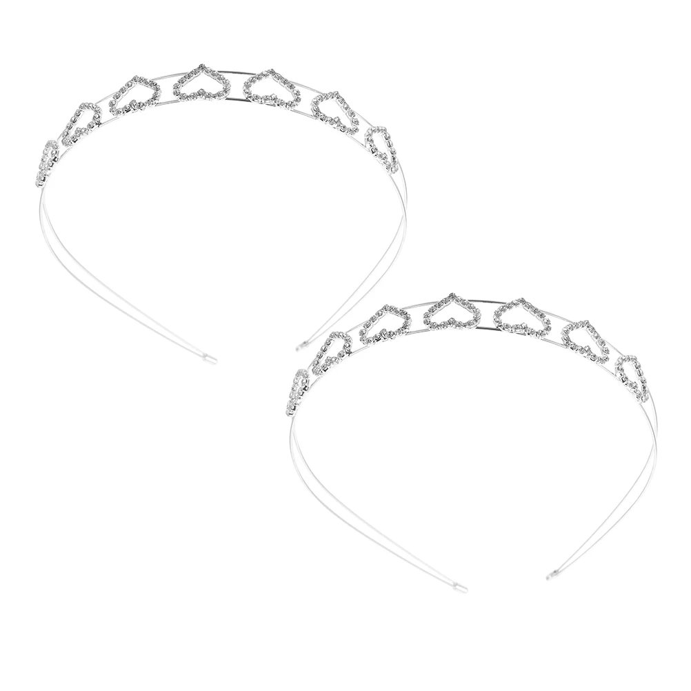 2 Pcs Rhinestone Headband Bridal Hair Bride Crystal Tiara Birthday Crown Bandana Headbands
2 Pcs Rhinestone Headband Bridal Hair Bride Crystal Tiara Birthday Crown Bandana Headbands