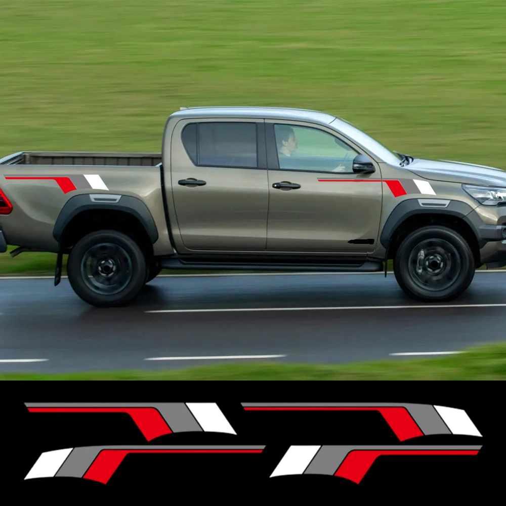 Car Door Side Stripes Sticker for Toyota Hilux Revo Vigo Rocco SR5 Racing Sport Decor Decal Vinyl Film Cover Auto Accessories
Car Door Side Stripes Sticker for Toyota Hilux Revo Vigo Rocco SR5 Racing Sport Decor Decal Vinyl Film Cover Auto Accessories