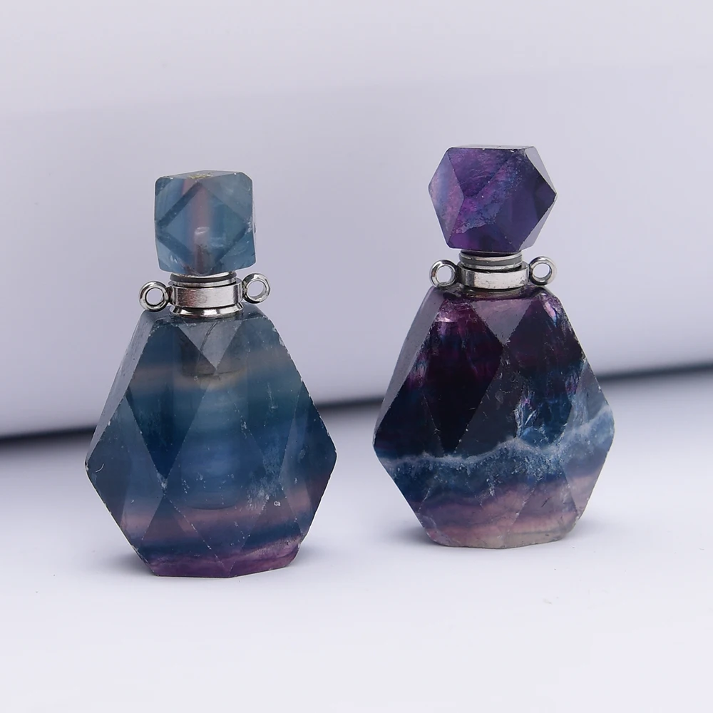 APDGG 1 Pc 24x38mm Natural Colorful Fluorite Perfume bottle Gems Charms Beads Jewelry DIY
APDGG 1 Pc 24x38mm Natural Colorful Fluorite Perfume bottle Gems Charms Beads Jewelry DIY