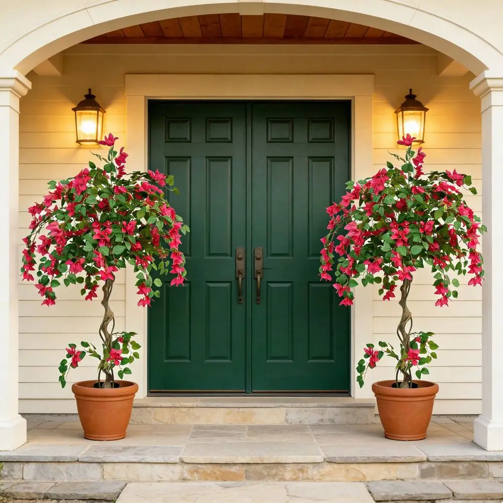 Artificial Bougainvillea Tree 3 4 5FT UV Resistant Faux Bougainvillea Flower Plant Real Touch Fake Rose Tree For Outdoor Indoor
Artificial Bougainvillea Tree 3 4 5FT UV Resistant Faux Bougainvillea Flower Plant Real Touch Fake Rose Tree For Outdoor Indoor