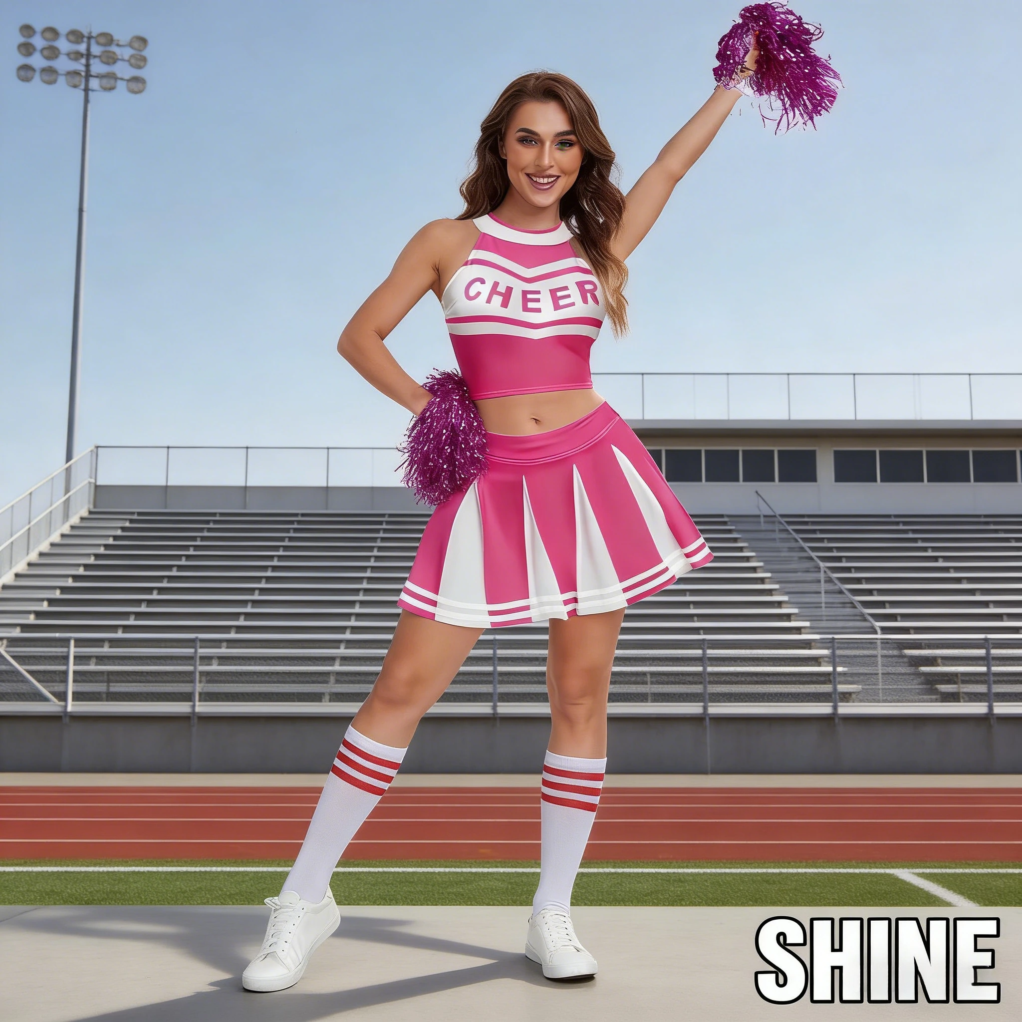 Костюм чирлидерши в европейско-американском стиле для девочек, наряд для косплея, сценическое платье для выступлений и танцев
Костюм чирлидерши в европейско-американском стиле для девочек, наряд для косплея, сценическое платье для выступлений и танцев