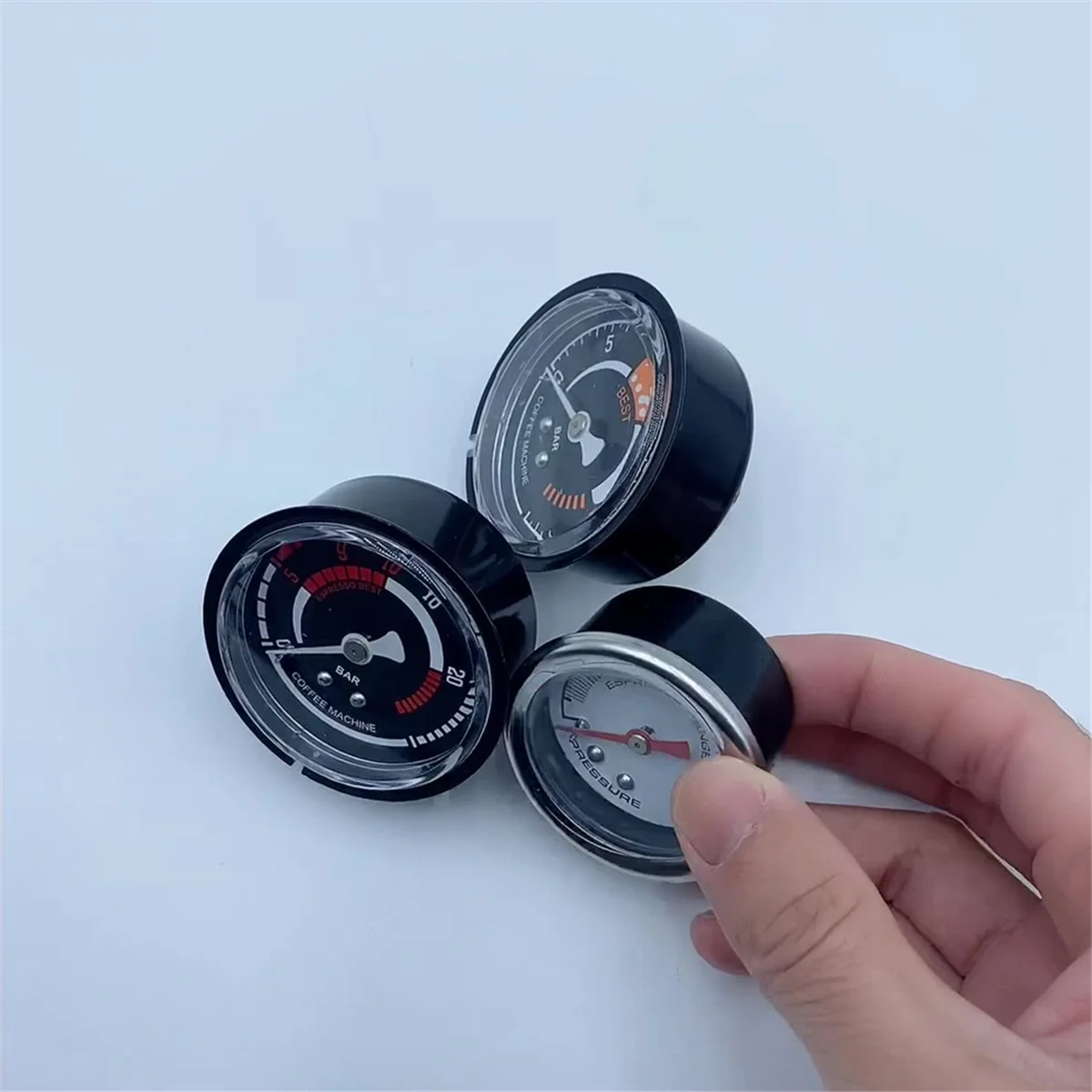 A002 Coffee Machine Pressure Gauge for Italian Pressure Espresso Machine Coffee Maker Accessories Type B
A002 Coffee Machine Pressure Gauge for Italian Pressure Espresso Machine Coffee Maker Accessories Type B