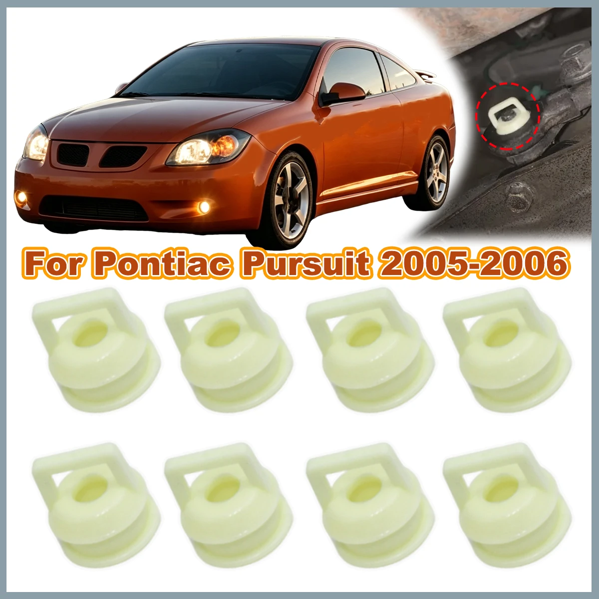 8pcs Shifter Cable Bushing Rubber Grommet Clip Shift linkage Repair 15276979 15823112 For Pontiac Pursuit 2005-2006 2.2L 2.4L
8pcs Shifter Cable Bushing Rubber Grommet Clip Shift linkage Repair 15276979 15823112 For Pontiac Pursuit 2005-2006 2.2L 2.4L