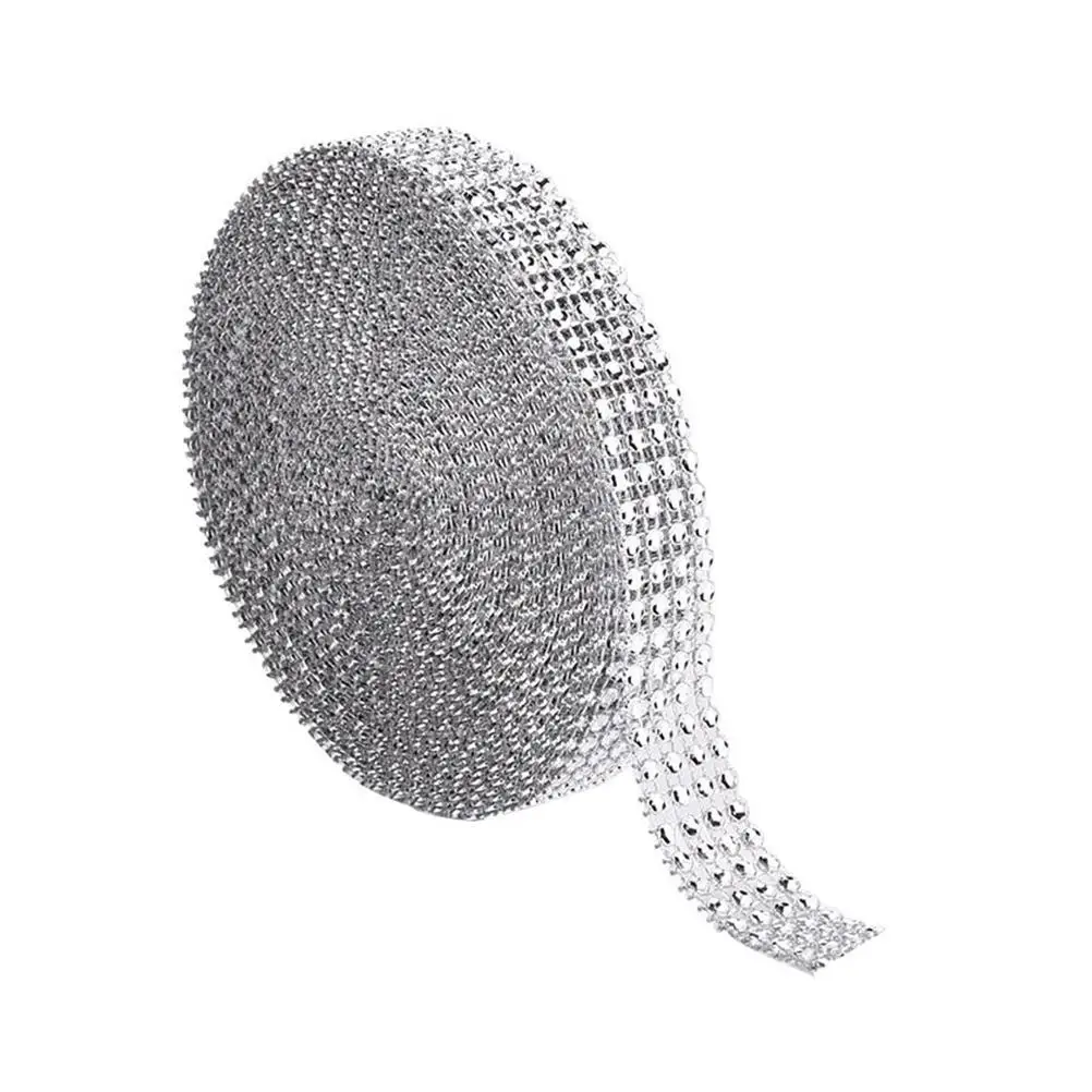 Shiny Diamond Mesh Ribbon 910cm Long 2cm Wide Customizable Faux Diamonds Bendable Wedding Decorations Party Supplies
Shiny Diamond Mesh Ribbon 910cm Long 2cm Wide Customizable Faux Diamonds Bendable Wedding Decorations Party Supplies