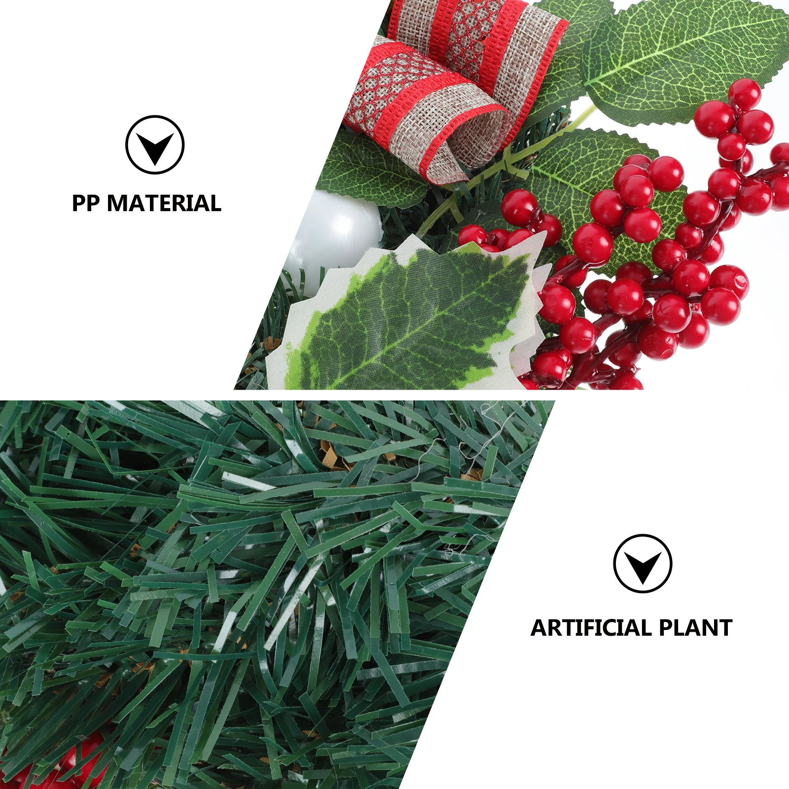 Christmas Wreath Artificial Decorative Pendant for Door Wall Hanging Festive Adornment Xmas Holiday nament Lifelike VIVID
Christmas Wreath Artificial Decorative Pendant for Door Wall Hanging Festive Adornment Xmas Holiday nament Lifelike VIVID