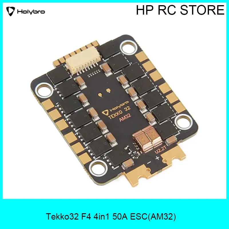 HolyBro Tekko32 F4 4in1 Mini 50A ESC (AM32) - 4-6S LiPo M4 30.5x30.5mm for RC FPV Racing Drone
HolyBro Tekko32 F4 4in1 Mini 50A ESC (AM32) - 4-6S LiPo M4 30.5x30.5mm for RC FPV Racing Drone