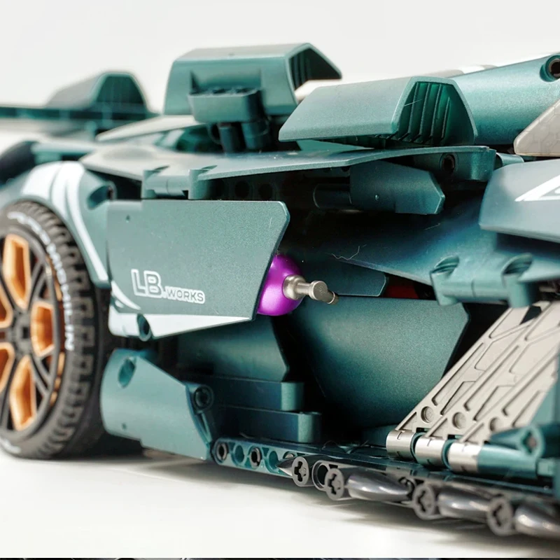 GULY 10611 MOC Technical Racing Sports Car Hypercar Model Building Blocks Bricks Puzzle Educational Toy Christmas Gifts For Kids
GULY 10611 MOC Technical Racing Sports Car Hypercar Model Building Blocks Bricks Puzzle Educational Toy Christmas Gifts For Kids