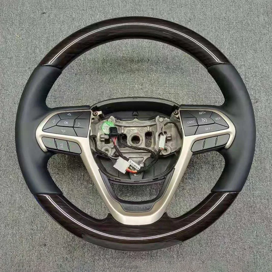 Wood Leather Steering Wheel For Jeep Grand Cherokee 2014 2015 2016 2017 2018 2019 2021
Wood Leather Steering Wheel For Jeep Grand Cherokee 2014 2015 2016 2017 2018 2019 2021