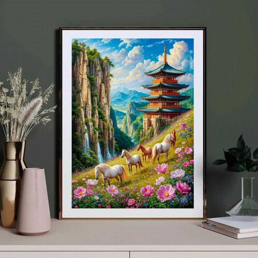 Attic Horse Landscape Diy Diamond Painting Cross Stitch New Collection Animals Full Square Round Drill Mosaic Embroidery Picture
Attic Horse Landscape Diy Diamond Painting Cross Stitch New Collection Animals Full Square Round Drill Mosaic Embroidery Picture