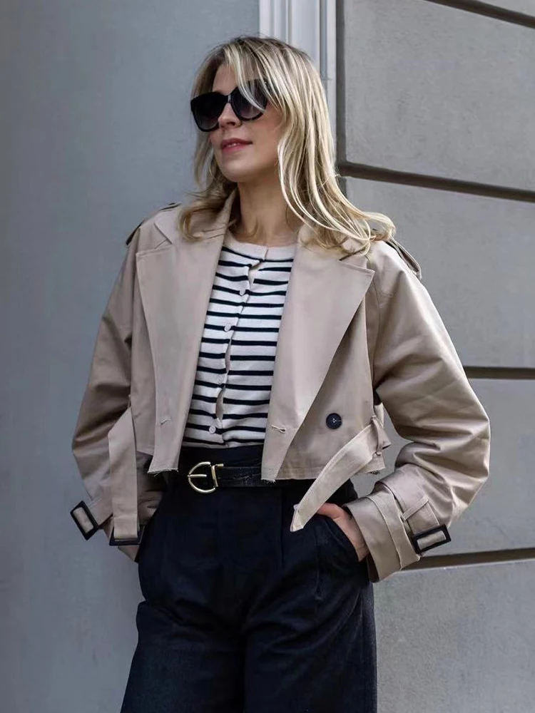 ZACK RAIN Women With Belt Jacket 2023 Retro Fashion Solid Short Lapel Long Sleeve Coat Vacation Button Loose Female Chic Outwear
ZACK RAIN Women With Belt Jacket 2023 Retro Fashion Solid Short Lapel Long Sleeve Coat Vacation Button Loose Female Chic Outwear