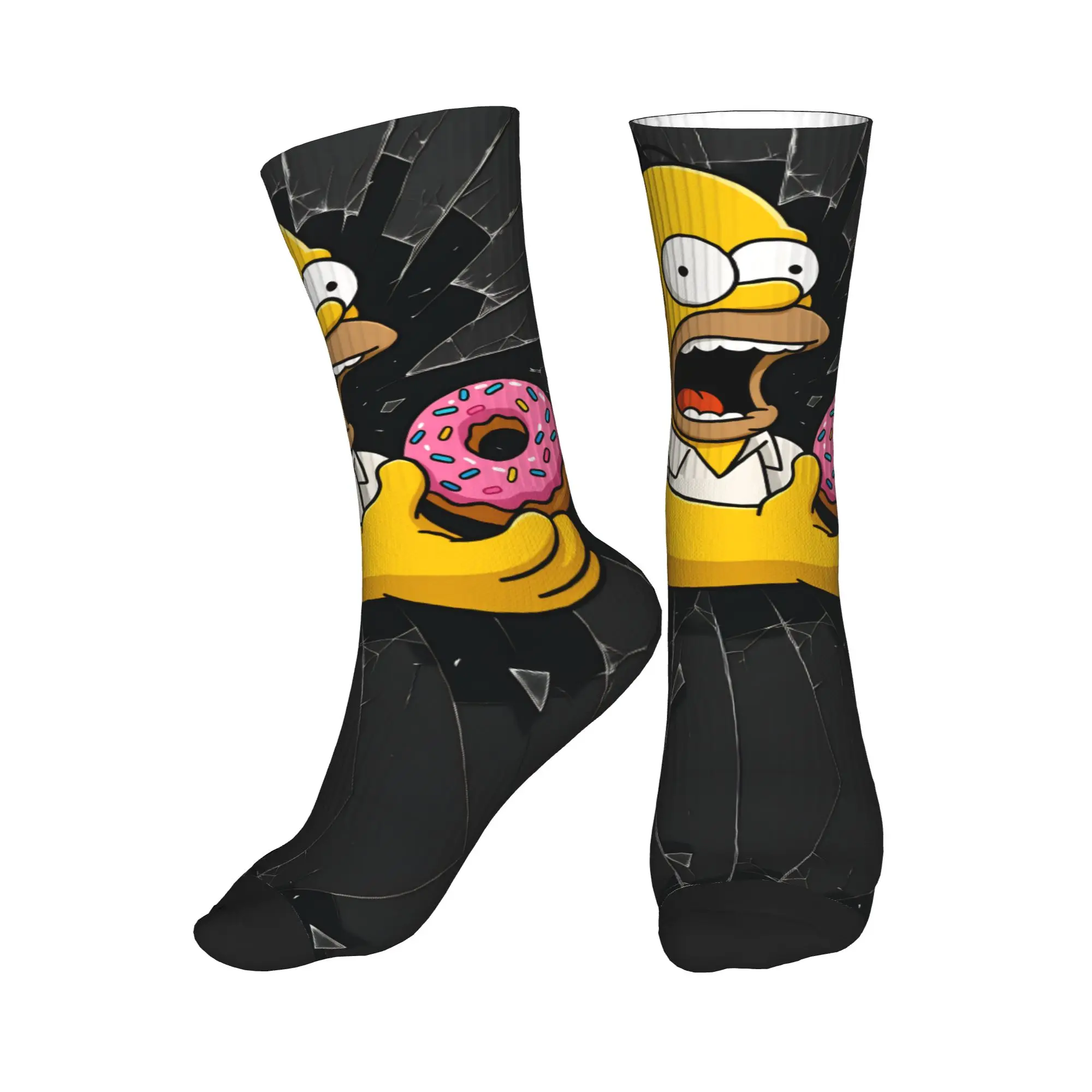 Homer S-Simpsons Breaking Glass Donut Stockings Graphic Harajuku Socks Autumn Non Slip Socks Men Running Warm Soft Socks
Homer S-Simpsons Breaking Glass Donut Stockings Graphic Harajuku Socks Autumn Non Slip Socks Men Running Warm Soft Socks