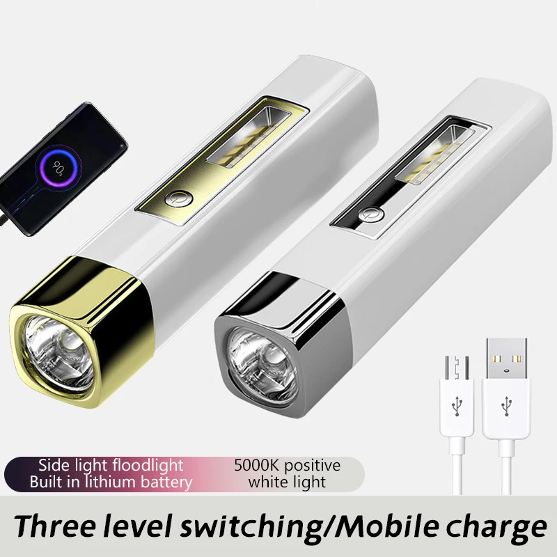 Strong Light Flashlight Waterproof Side Light Power Bank Mini Portable Remote Flashlight Outdoor Hiking Camping
Strong Light Flashlight Waterproof Side Light Power Bank Mini Portable Remote Flashlight Outdoor Hiking Camping