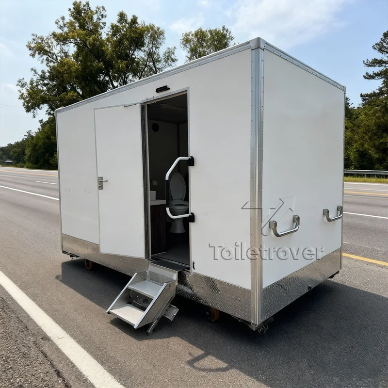 Custom-Made Outdoor Mobile Toilet Trailer Portable Bathroom Trailer Vip Luxury Restroom Trailer with Air Conditioner
Custom-Made Outdoor Mobile Toilet Trailer Portable Bathroom Trailer Vip Luxury Restroom Trailer with Air Conditioner