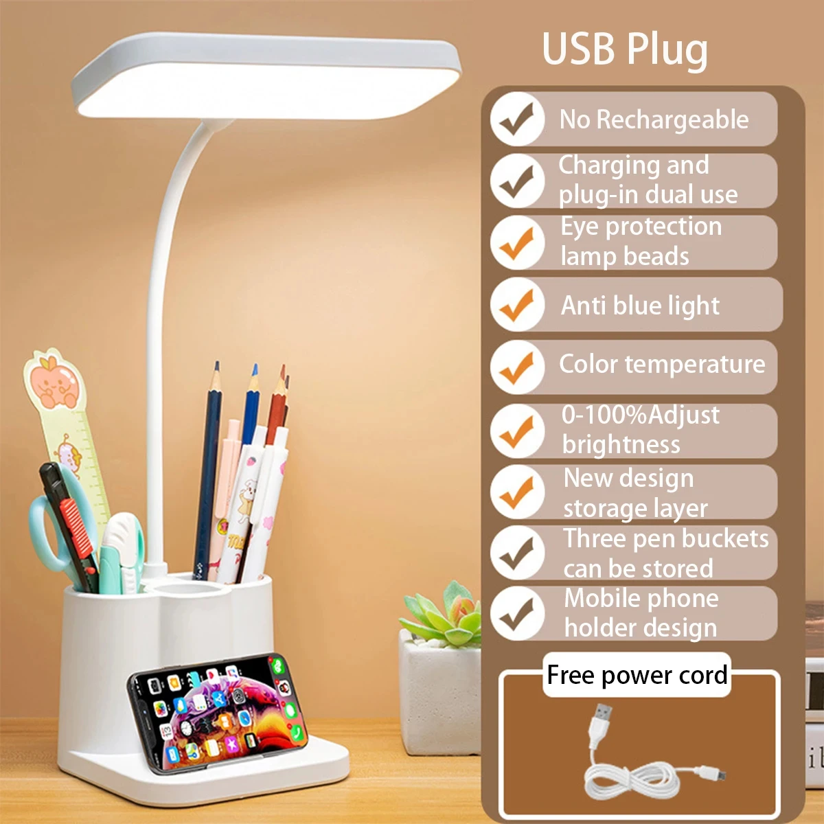 LED Table Lamp 3 Color Options Eye Protection Student Book Reading Lamp Night Light For Bedroom Bedside Learning Dormitory
LED Table Lamp 3 Color Options Eye Protection Student Book Reading Lamp Night Light For Bedroom Bedside Learning Dormitory