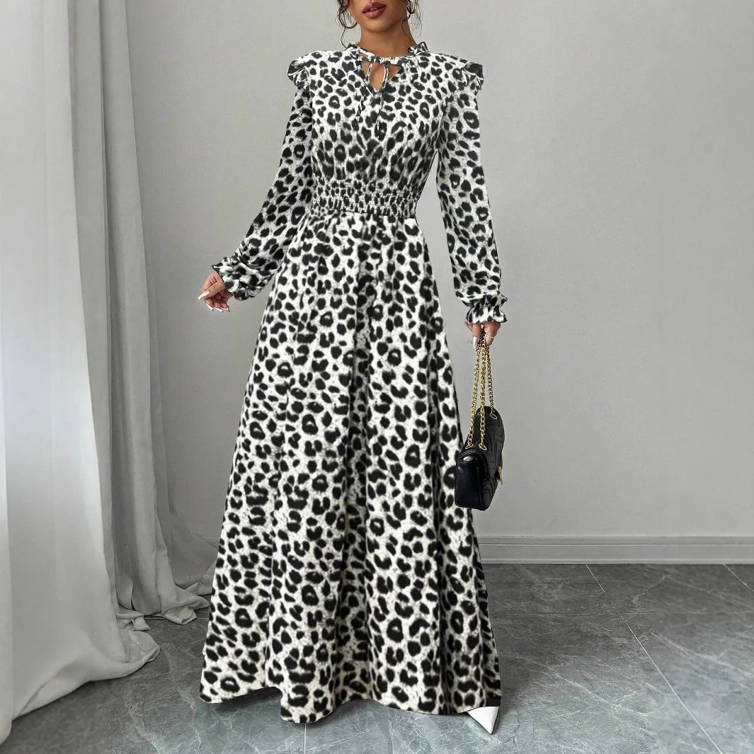 Muslim Women Dress Abaya Jalabiya Leopard Print Eid Ramadan Vestidos Morocco Dubai Dresses Kaftan Islam Arab Long Robe Abayas
Muslim Women Dress Abaya Jalabiya Leopard Print Eid Ramadan Vestidos Morocco Dubai Dresses Kaftan Islam Arab Long Robe Abayas
