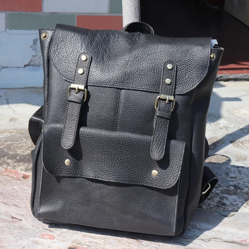 Natural Cowhide Men's Backpacks Classic College Style Student Laptop School Bag Genuine Leather Daily Daypacks Solid Bckpack bag
Natural Cowhide Men's Backpacks Classic College Style Student Laptop School Bag Genuine Leather Daily Daypacks Solid Bckpack bag
