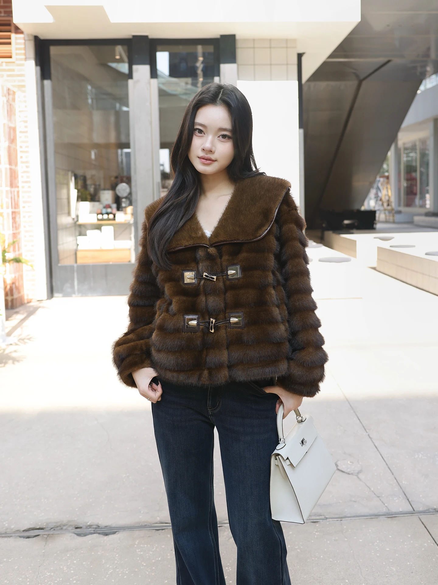 Warmth Amber Gold adient Stripe Eco-Friendly Fur ME Home Yang Private Coat Casual Long Sve Loose Fit Women's Jaet
Warmth Amber Gold adient Stripe Eco-Friendly Fur ME Home Yang Private Coat Casual Long Sve Loose Fit Women's Jaet