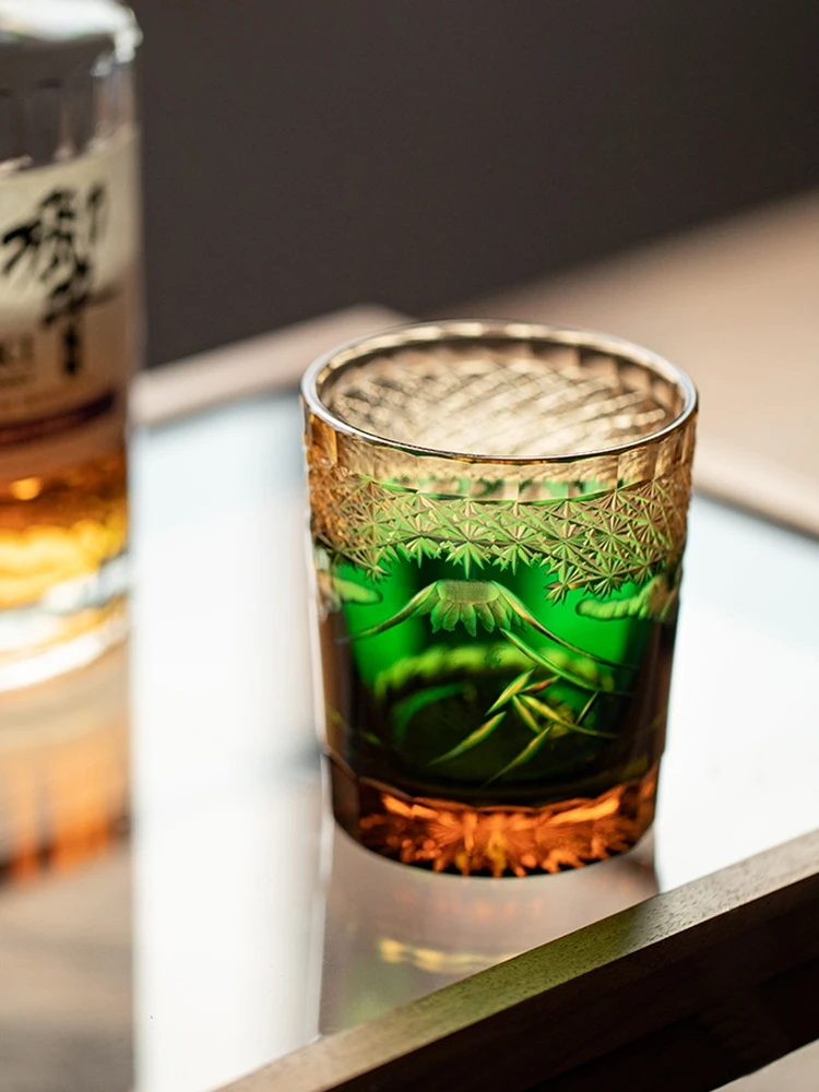 Handmade Japanese Style Edo Makiie Whiskey Glass Vintage Crystal Glass Cup for Home Use Foreign Liquor Cup with Gift Box Pack...
Handmade Japanese Style Edo Makiie Whiskey Glass Vintage Crystal Glass Cup for Home Use Foreign Liquor Cup with Gift Box Pack...