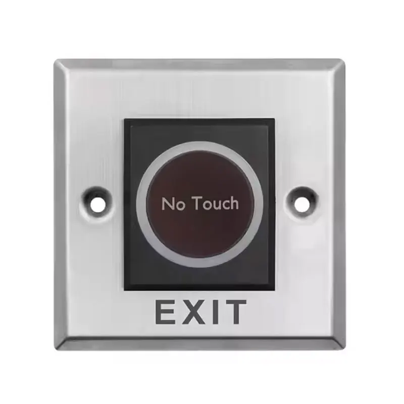 NO Touch Кнопка выхода 86x86 мм БЕЗ сенсорной панели NO/NC/COM Выход Синяя подсветка Кассета с электрической коробкой
NO Touch Кнопка выхода 86x86 мм БЕЗ сенсорной панели NO/NC/COM Выход Синяя подсветка Кассета с электрической коробкой